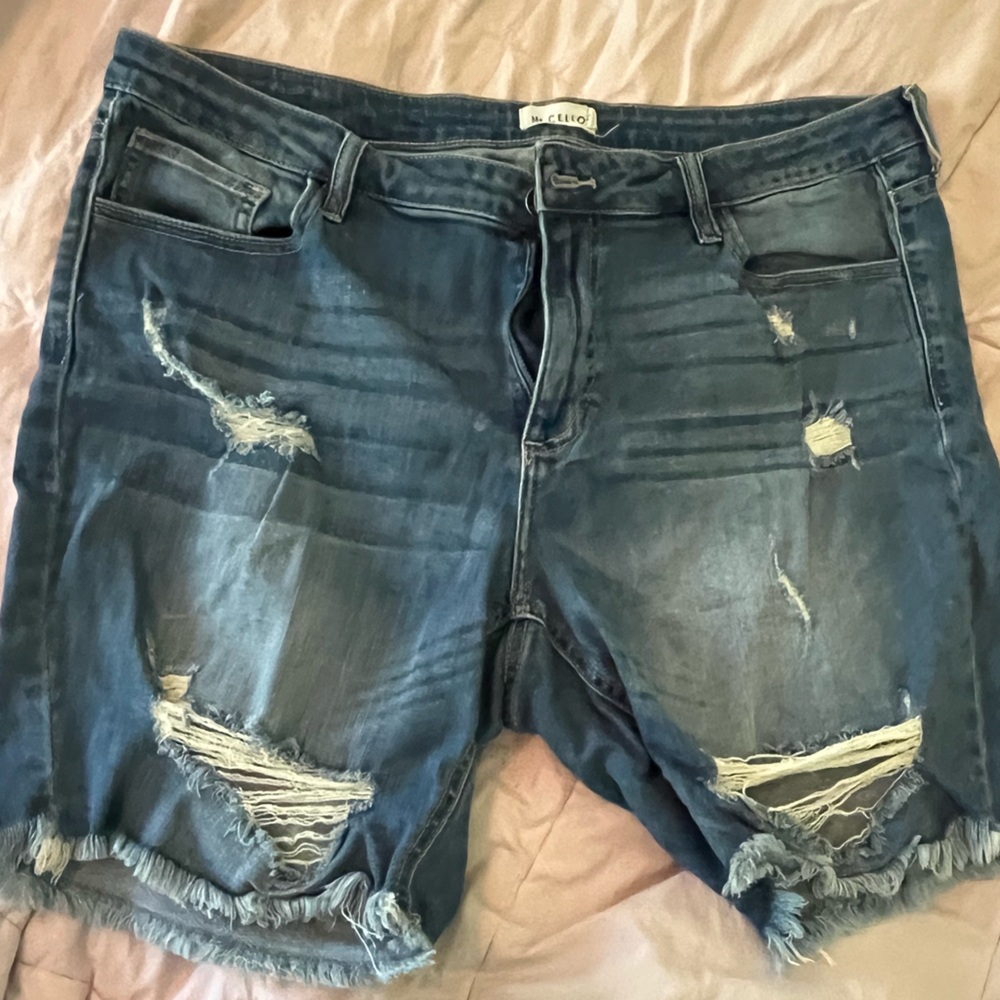 Ms.  Cello shorts. Size 1X.  Like new. 5” inseam.
